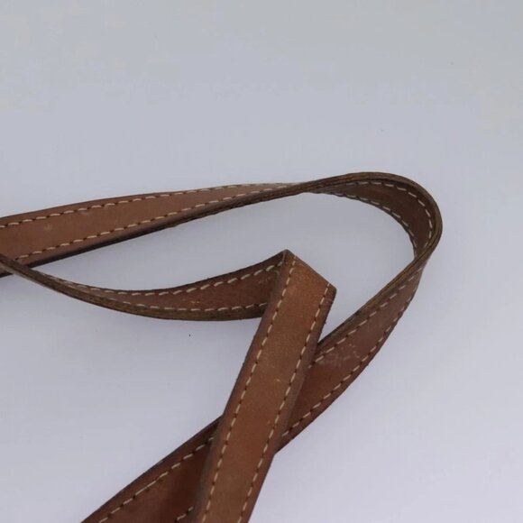 CELINE Macadam Canvas Tote Bag Brown Gold Auth 124118 - Picture 10 of 14